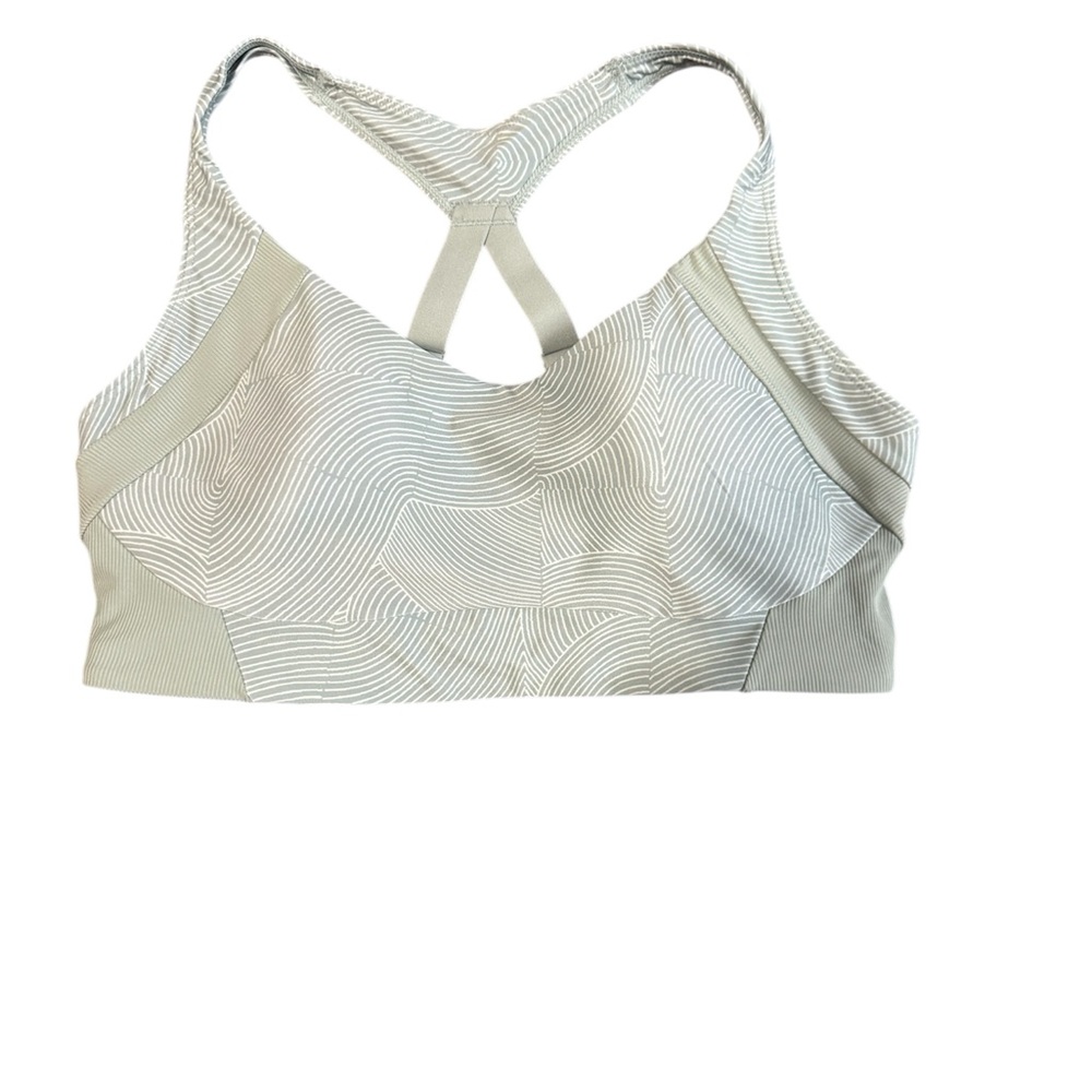 Avia Green Patterned Sports Bra